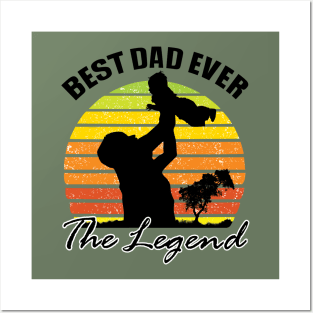 Best Dad Ever Retro Posters and Art